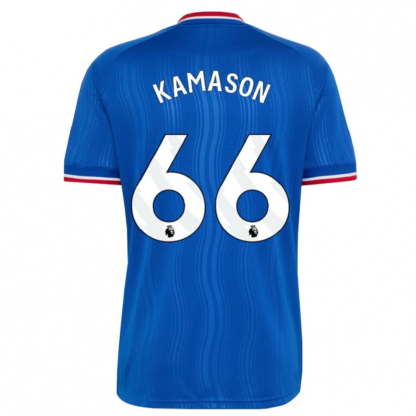 Danxen Mujer Camiseta Jaydan Kamason #66 Azul Blanco Rojo 2ª Equipación 2026/27 La Camisa