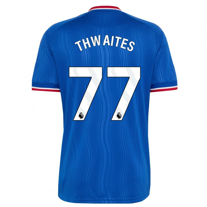 Danxen Mujer Camiseta Jim Thwaites #77 Azul Blanco Rojo 2ª Equipación 2026/27 La Camisa