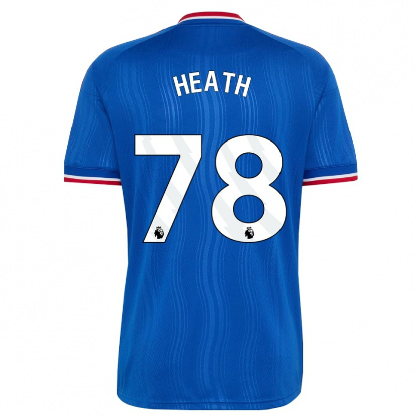 Danxen Mujer Camiseta Fred Heath #78 Azul Blanco Rojo 2ª Equipación 2026/27 La Camisa