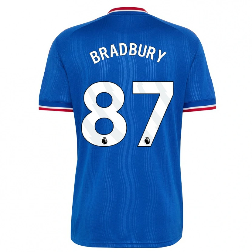 Danxen Mujer Camiseta Louie Bradbury #87 Azul Blanco Rojo 2ª Equipación 2026/27 La Camisa