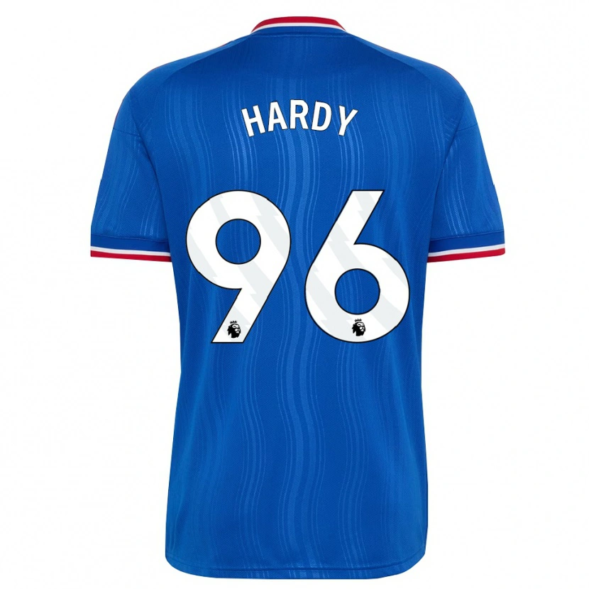 Danxen Mujer Camiseta Charlie Hardy #96 Azul Blanco Rojo 2ª Equipación 2026/27 La Camisa