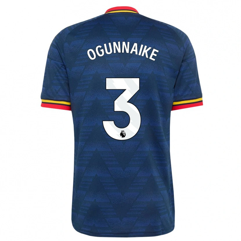 Danxen Mujer Camiseta Josh Ogunnaike #3 Azulmedianoche Amarillo Rojo 2ª Equipación 2026/27 La Camisa