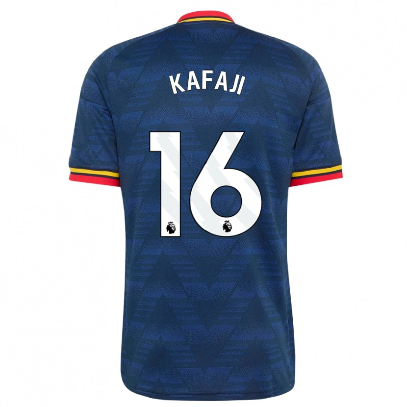 Danxen Mujer Camiseta Rosa Kafaji #16 Azulmedianoche Amarillo Rojo 2ª Equipación 2026/27 La Camisa