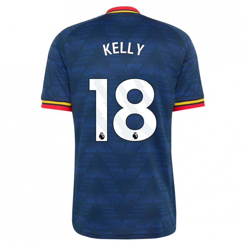 Danxen Mujer Camiseta Chloe Kelly #18 Azulmedianoche Amarillo Rojo 2ª Equipación 2026/27 La Camisa