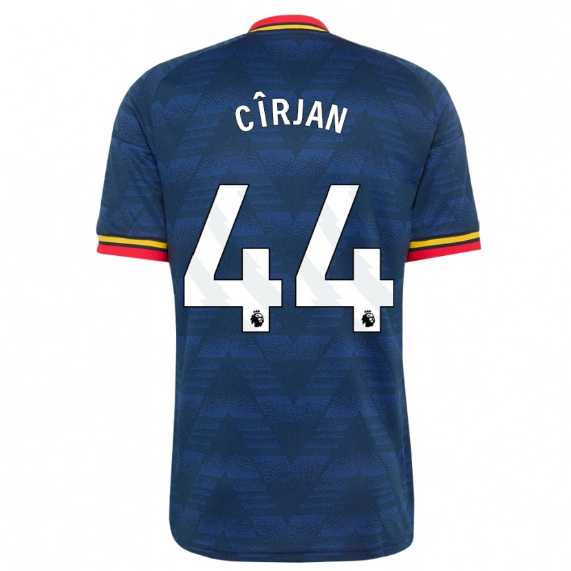 Danxen Mujer Camiseta Catalin Cîrjan #44 Azulmedianoche Amarillo Rojo 2ª Equipación 2026/27 La Camisa