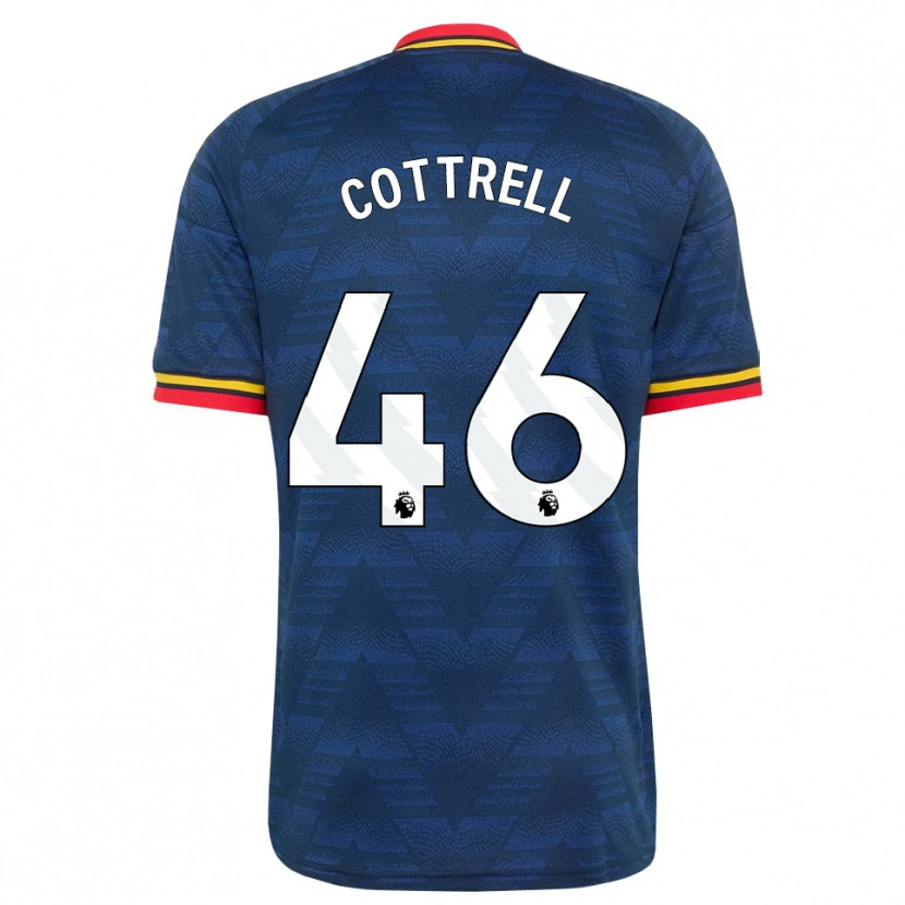 Danxen Mujer Camiseta Ben Cottrell #46 Azulmedianoche Amarillo Rojo 2ª Equipación 2026/27 La Camisa