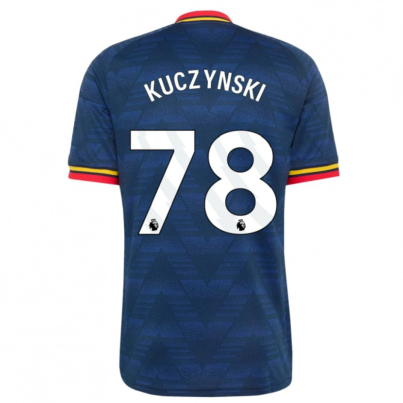 Danxen Mujer Camiseta Max Kuczynski #78 Azulmedianoche Amarillo Rojo 2ª Equipación 2026/27 La Camisa