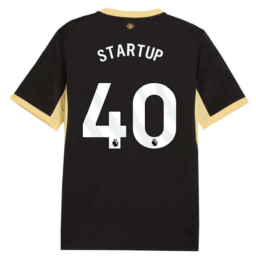 Danxen Mujer Camiseta Katie Startup #40 Negro Amarillo 2ª Equipación 2026/27 La Camisa