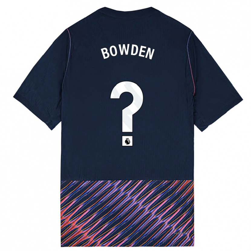 Danxen Mujer Camiseta Jamie Bowden #0 Azulreal Blanco 2ª Equipación 2026/27 La Camisa