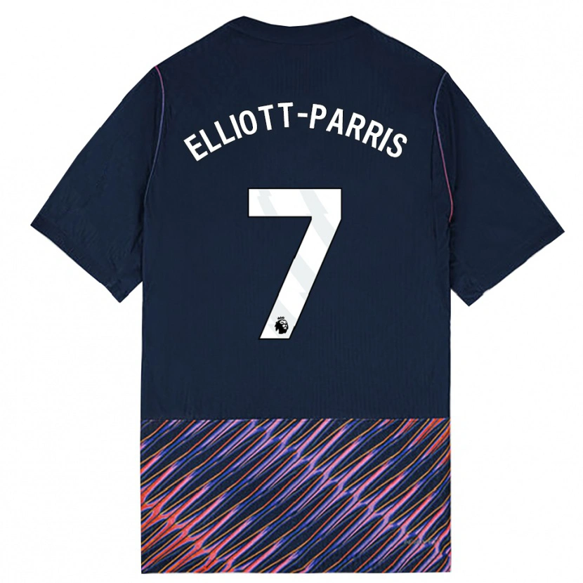 Danxen Mujer Camiseta Reiss Elliott-Parris #7 Azulreal Blanco 2ª Equipación 2026/27 La Camisa