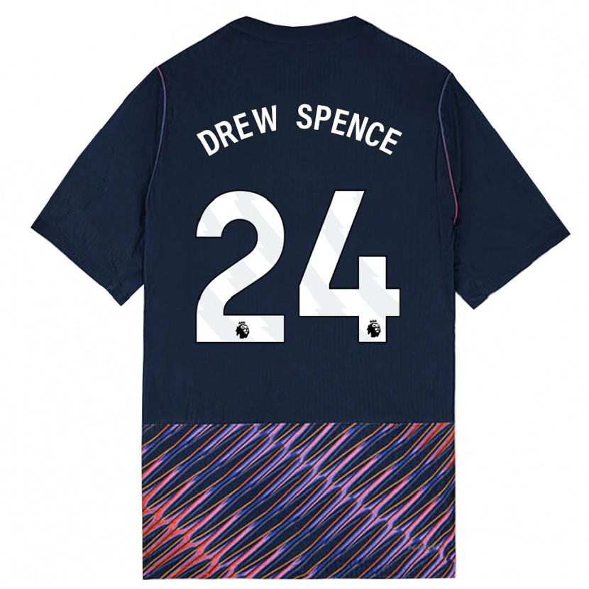 Danxen Mujer Camiseta Drew Spence #24 Azulreal Blanco 2ª Equipación 2026/27 La Camisa