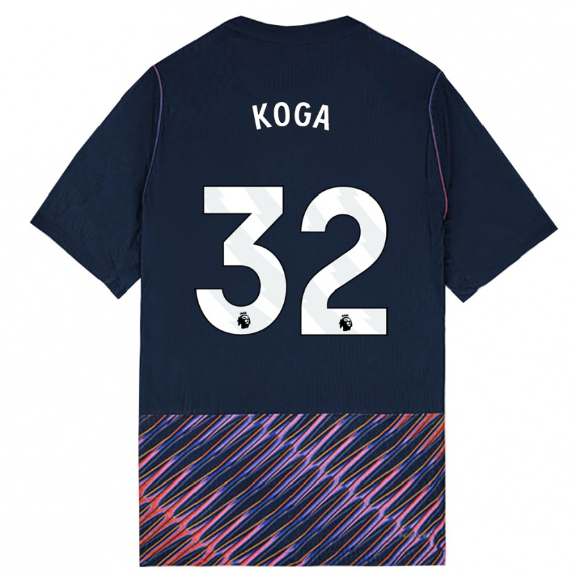 Danxen Mujer Camiseta Tōko Koga #32 Azulreal Blanco 2ª Equipación 2026/27 La Camisa