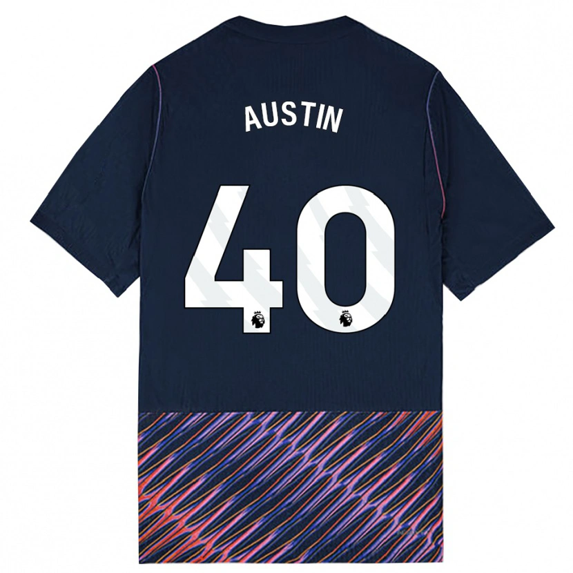 Danxen Mujer Camiseta Brandon Austin #40 Azulreal Blanco 2ª Equipación 2026/27 La Camisa