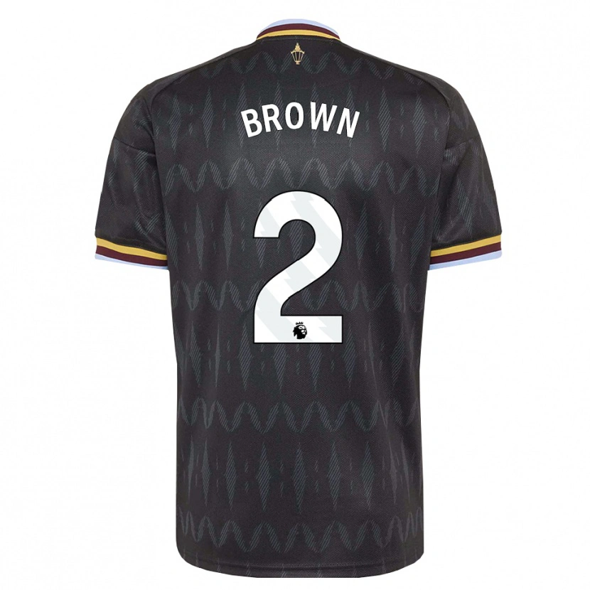 Danxen Mujer Camiseta Alvin Brown #2 Azulaciano Negro Amarillo 2ª Equipación 2026/27 La Camisa