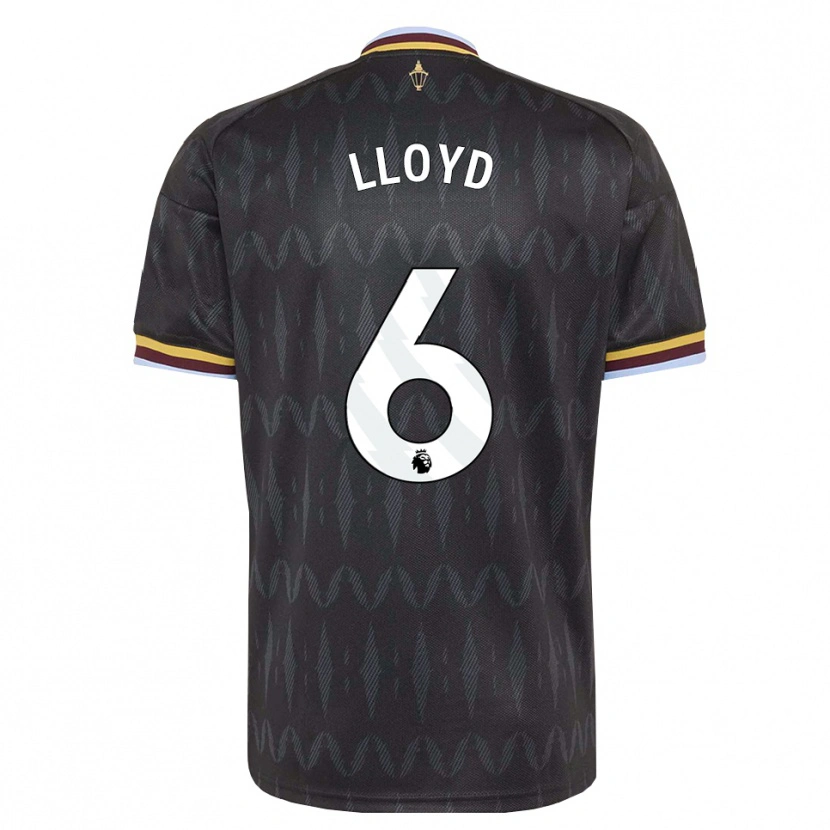 Danxen Mujer Camiseta Olly Lloyd #6 Azulaciano Negro Amarillo 2ª Equipación 2026/27 La Camisa