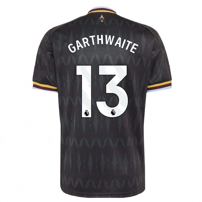 Danxen Mujer Camiseta Jayden Garthwaite #13 Azulaciano Negro Amarillo 2ª Equipación 2026/27 La Camisa