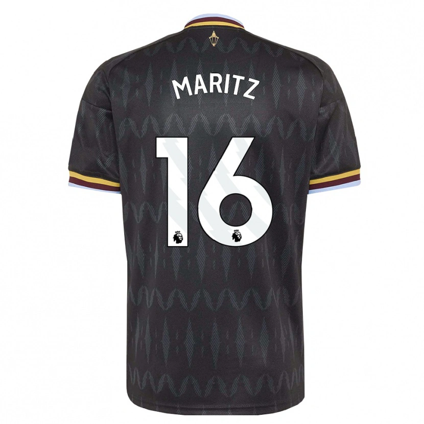 Danxen Mujer Camiseta Noelle Maritz #16 Azulaciano Negro Amarillo 2ª Equipación 2026/27 La Camisa