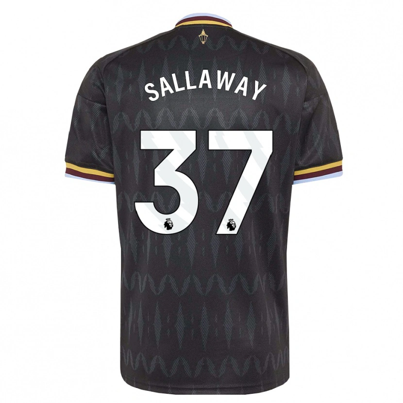 Danxen Mujer Camiseta Lydia Sallaway #37 Azulaciano Negro Amarillo 2ª Equipación 2026/27 La Camisa