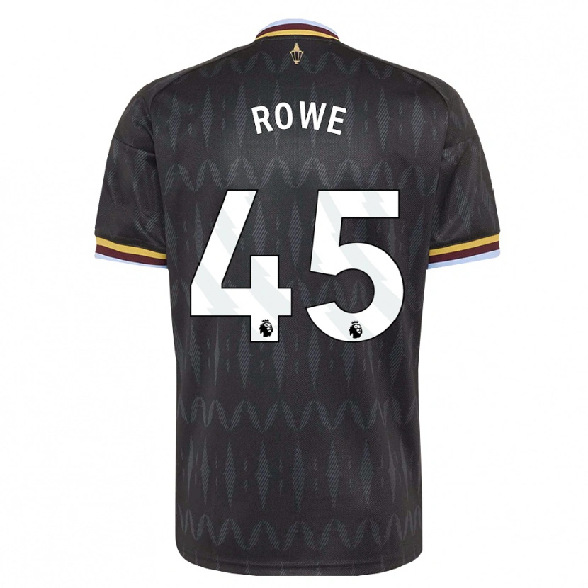 Danxen Mujer Camiseta Triston Rowe #45 Azulaciano Negro Amarillo 2ª Equipación 2026/27 La Camisa