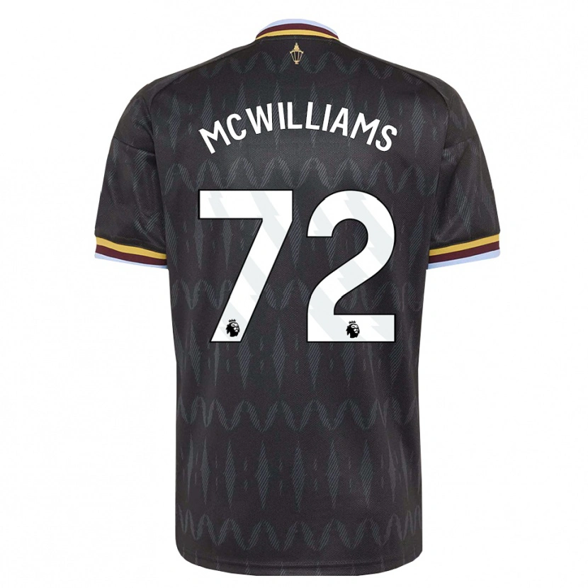 Danxen Mujer Camiseta Ashton Mcwilliams #72 Azulaciano Negro Amarillo 2ª Equipación 2026/27 La Camisa