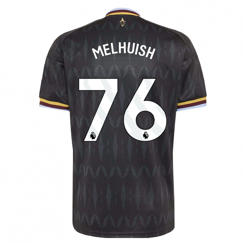 Danxen Mujer Camiseta Lennon Melhuish #76 Azulaciano Negro Amarillo 2ª Equipación 2026/27 La Camisa