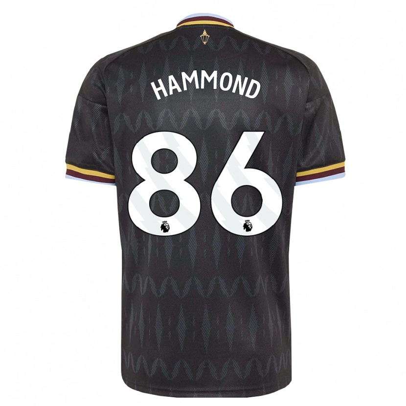 Danxen Mujer Camiseta Rio Hammond #86 Azulaciano Negro Amarillo 2ª Equipación 2026/27 La Camisa
