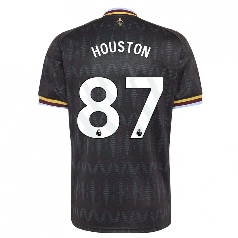 Danxen Mujer Camiseta Theo Houston #87 Azulaciano Negro Amarillo 2ª Equipación 2026/27 La Camisa