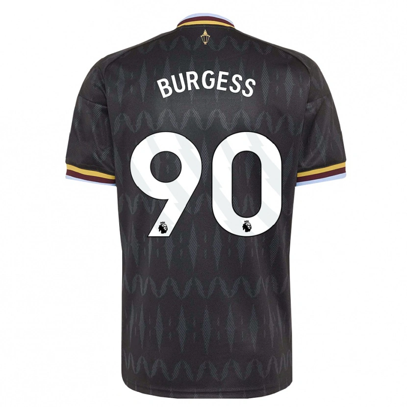 Danxen Mujer Camiseta Woody Burgess #90 Azulaciano Negro Amarillo 2ª Equipación 2026/27 La Camisa