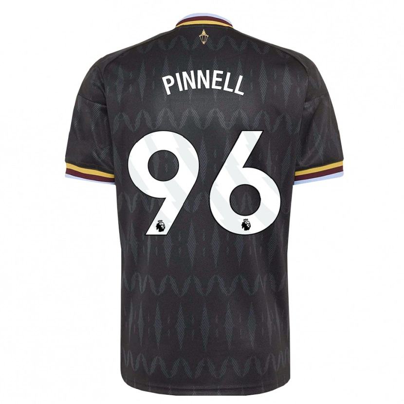 Danxen Mujer Camiseta Harry Pinnell #96 Azulaciano Negro Amarillo 2ª Equipación 2026/27 La Camisa