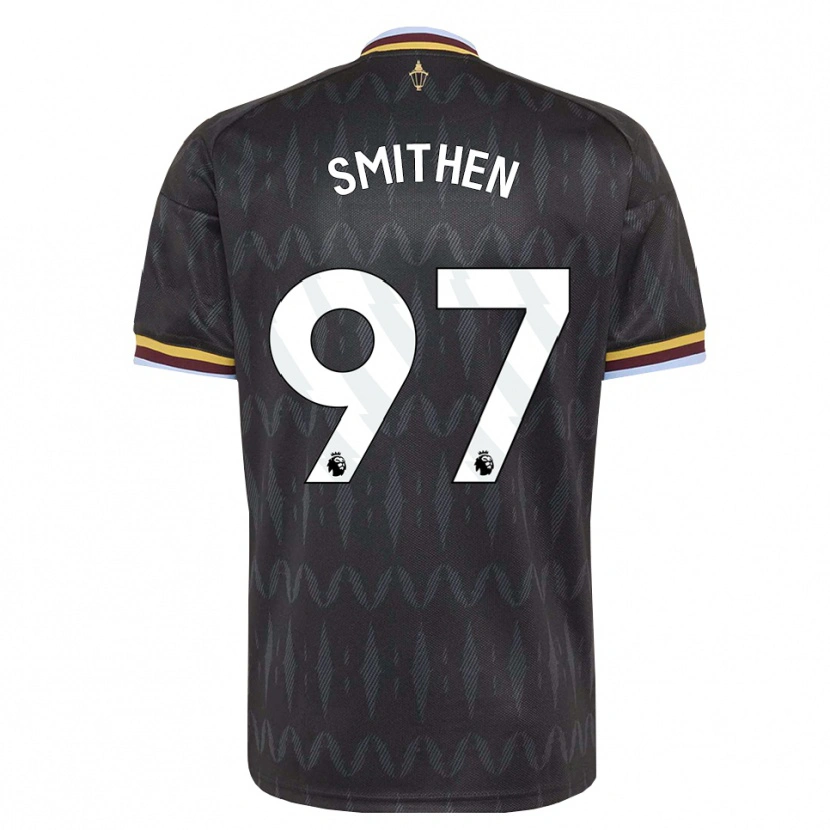Danxen Mujer Camiseta Tay'veon Smithen #97 Azulaciano Negro Amarillo 2ª Equipación 2026/27 La Camisa
