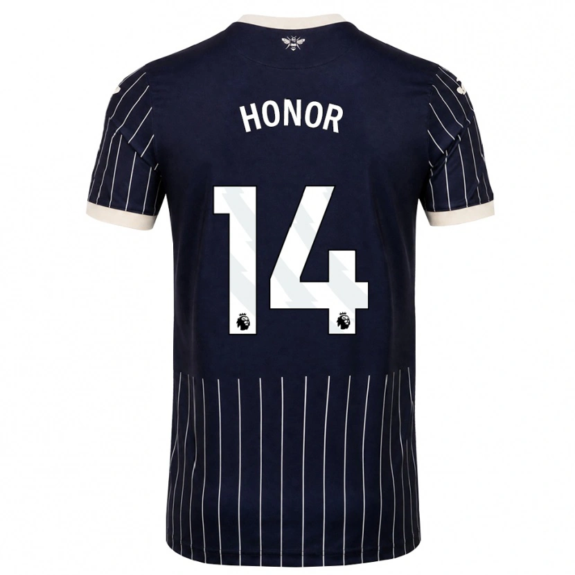 Danxen Mujer Camiseta Otis Honor #14 Negro Blanco 2ª Equipación 2026/27 La Camisa