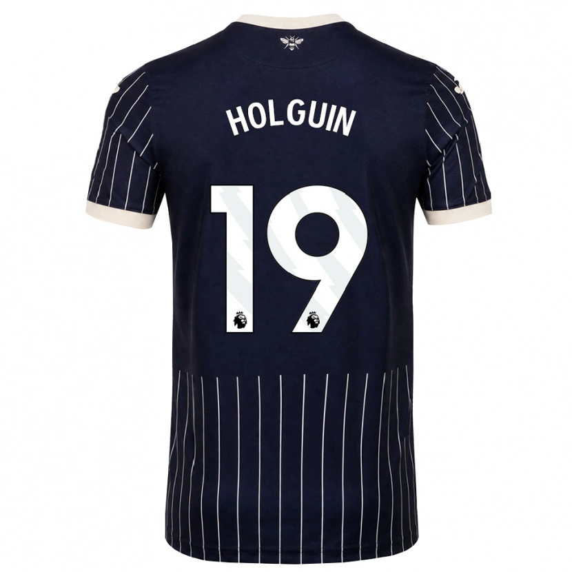 Danxen Mujer Camiseta Paula Holguin #19 Negro Blanco 2ª Equipación 2026/27 La Camisa