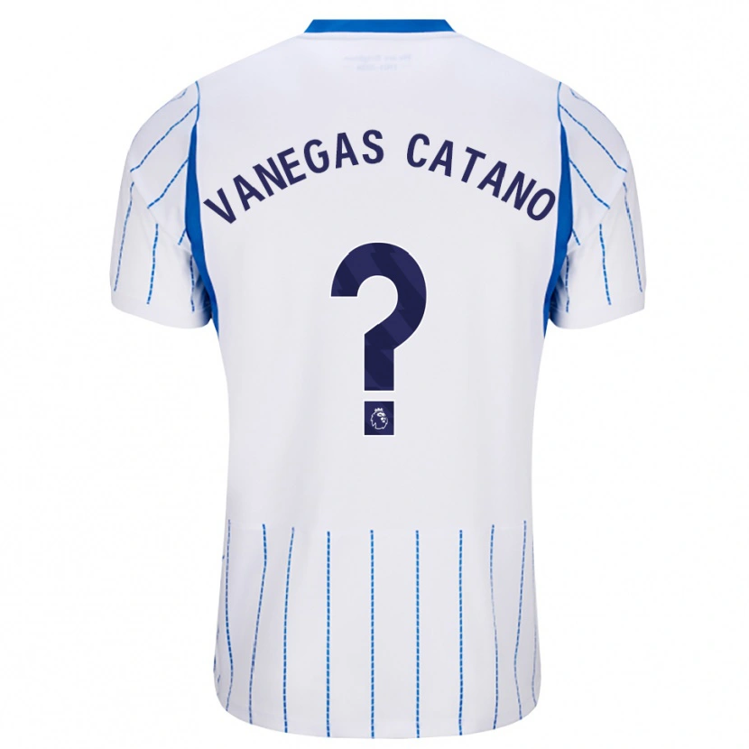 Danxen Mujer Camiseta Manuela Vanegas Catano #0 Azuldodger Blanco 2ª Equipación 2026/27 La Camisa
