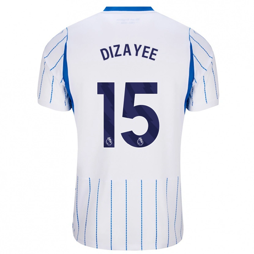 Danxen Mujer Camiseta Lolan Dizayee #15 Azuldodger Blanco 2ª Equipación 2026/27 La Camisa