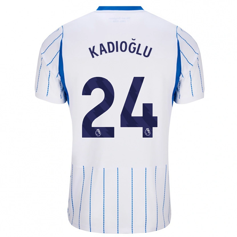 Danxen Mujer Camiseta Ferdi Kadıoğlu #24 Azuldodger Blanco 2ª Equipación 2026/27 La Camisa