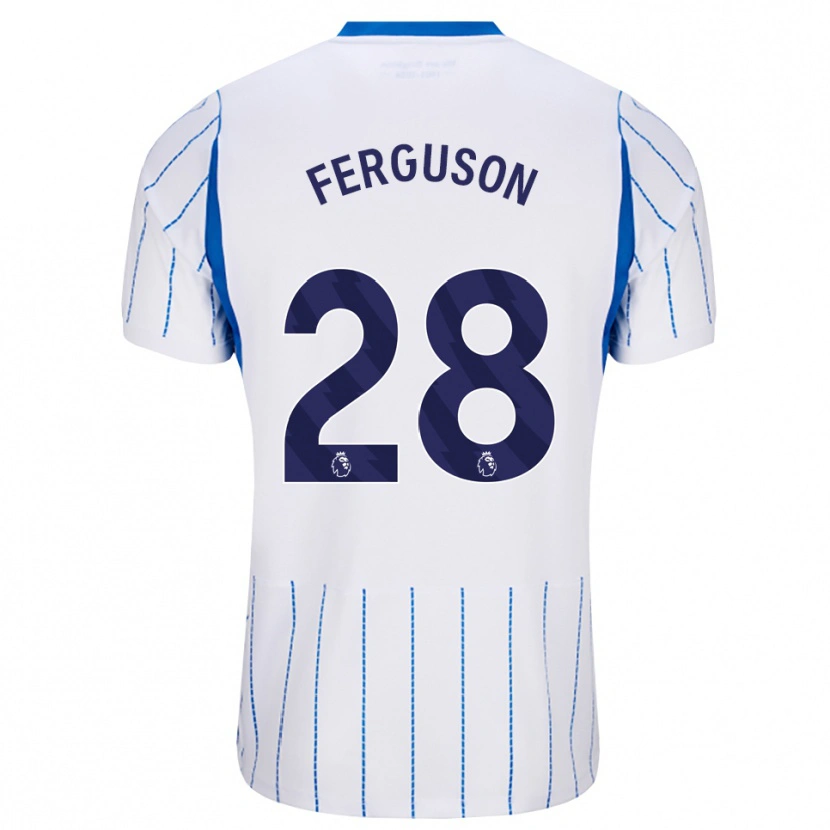Danxen Mujer Camiseta Evan Ferguson #28 Azuldodger Blanco 2ª Equipación 2026/27 La Camisa