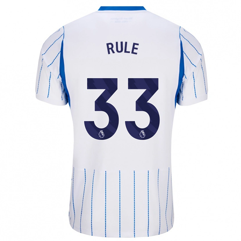 Danxen Mujer Camiseta Charlize Jayde Rule #33 Azuldodger Blanco 2ª Equipación 2026/27 La Camisa