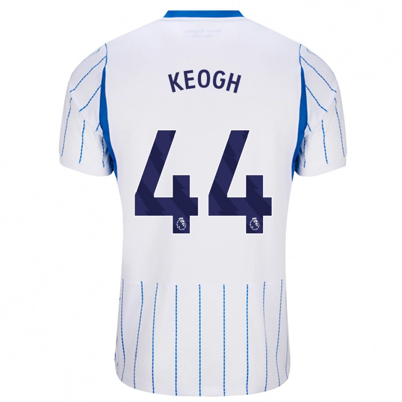 Danxen Mujer Camiseta Sean Keogh #44 Azuldodger Blanco 2ª Equipación 2026/27 La Camisa