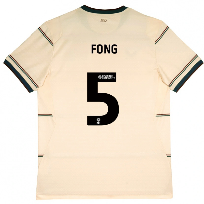 Danxen Mujer Camiseta Luca Fong #5 Beige Borgoña 2ª Equipación 2026/27 La Camisa