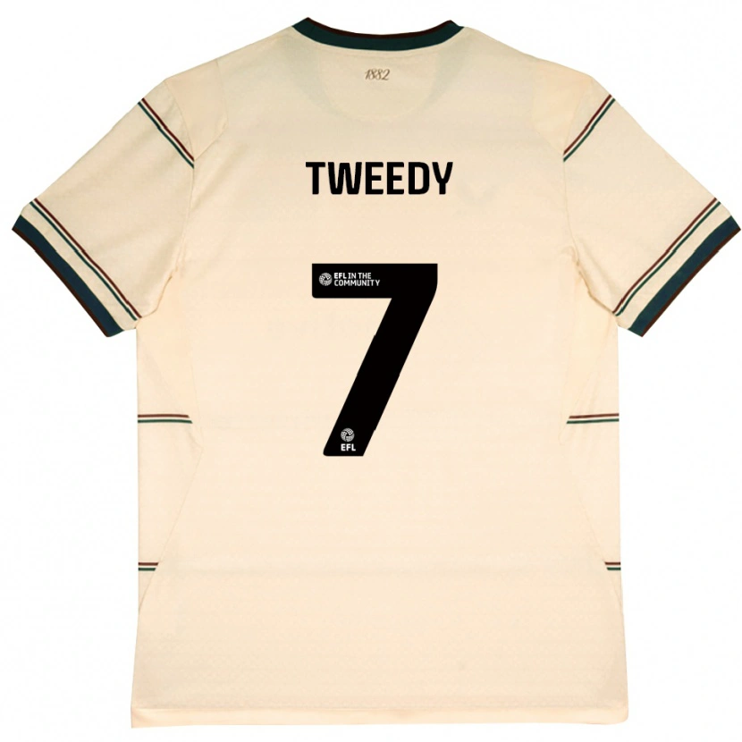 Danxen Mujer Camiseta Tom Tweedy #7 Beige Borgoña 2ª Equipación 2026/27 La Camisa
