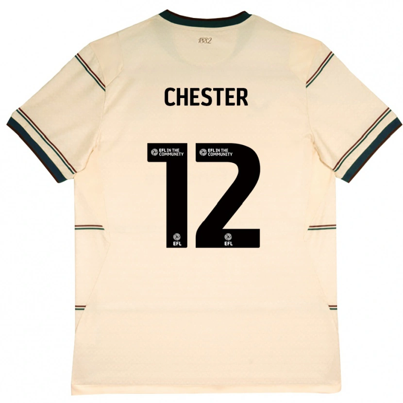 Danxen Mujer Camiseta Felix Chester #12 Beige Borgoña 2ª Equipación 2026/27 La Camisa