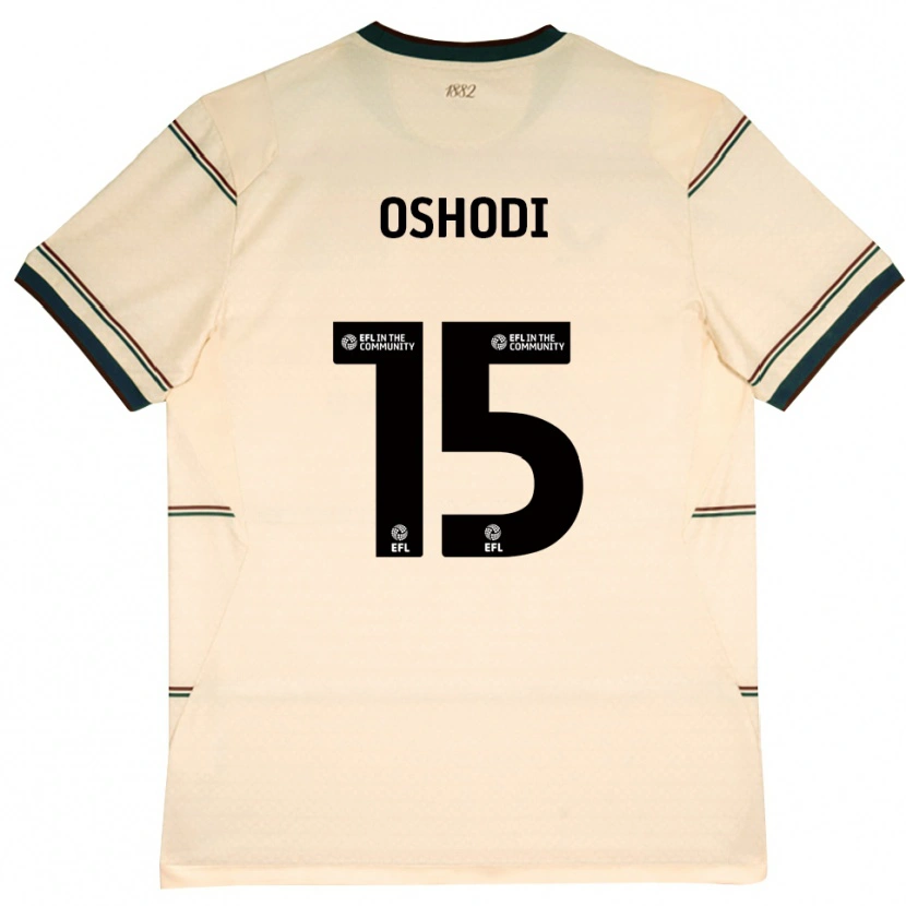 Danxen Mujer Camiseta Darren Oshodi #15 Beige Borgoña 2ª Equipación 2026/27 La Camisa