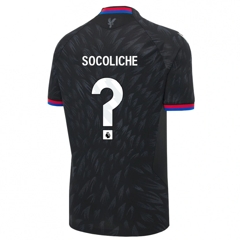 Danxen Mujer Camiseta Basilio Rieno Socoliche #0 Negro Azul Rojo 2ª Equipación 2026/27 La Camisa