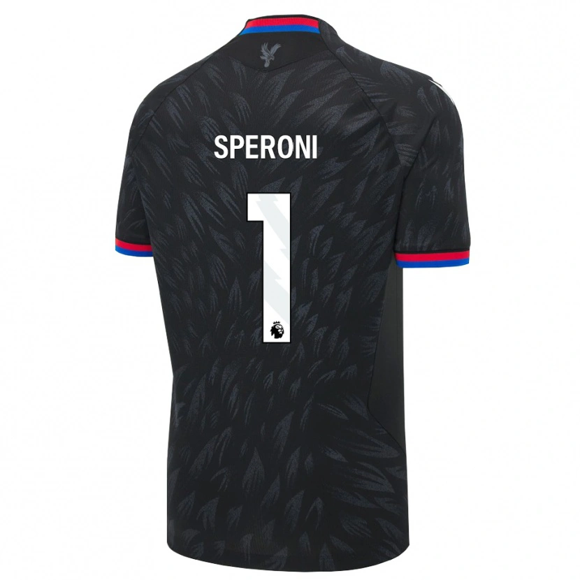 Danxen Mujer Camiseta Thiago Speroni #1 Negro Azul Rojo 2ª Equipación 2026/27 La Camisa