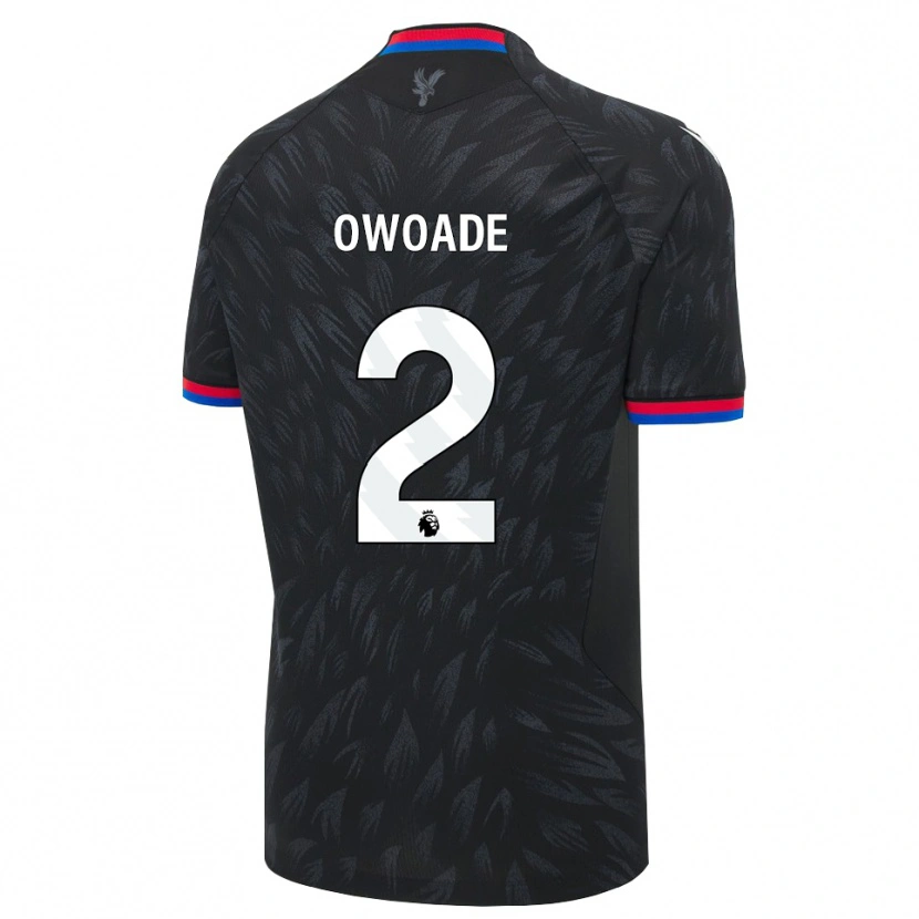 Danxen Mujer Camiseta Daniel Owoade #2 Negro Azul Rojo 2ª Equipación 2026/27 La Camisa