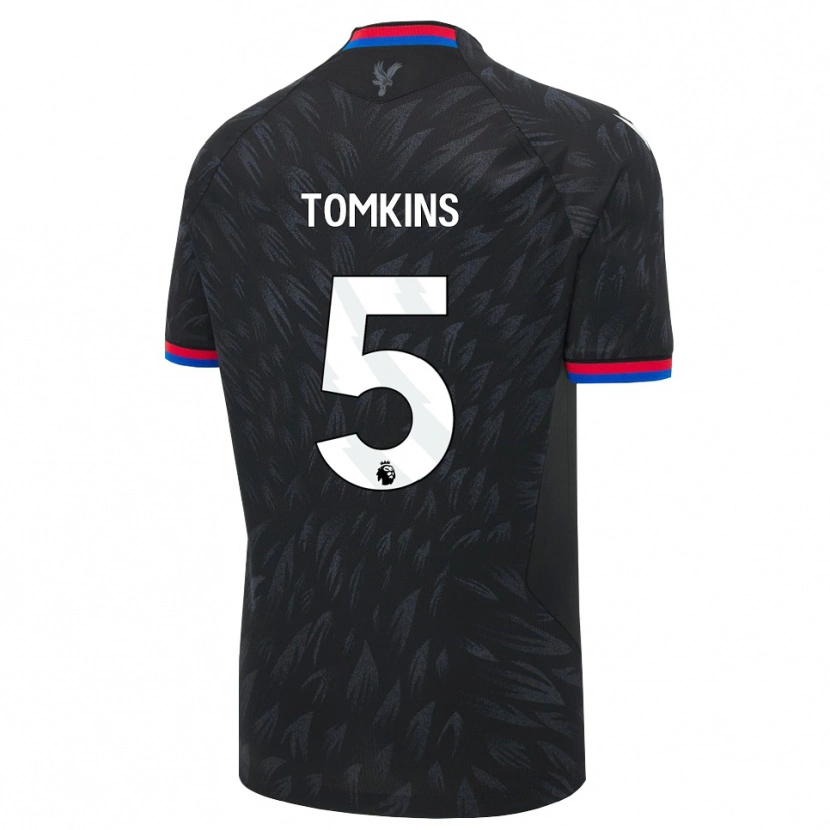 Danxen Mujer Camiseta James Tomkins #5 Negro Azul Rojo 2ª Equipación 2026/27 La Camisa