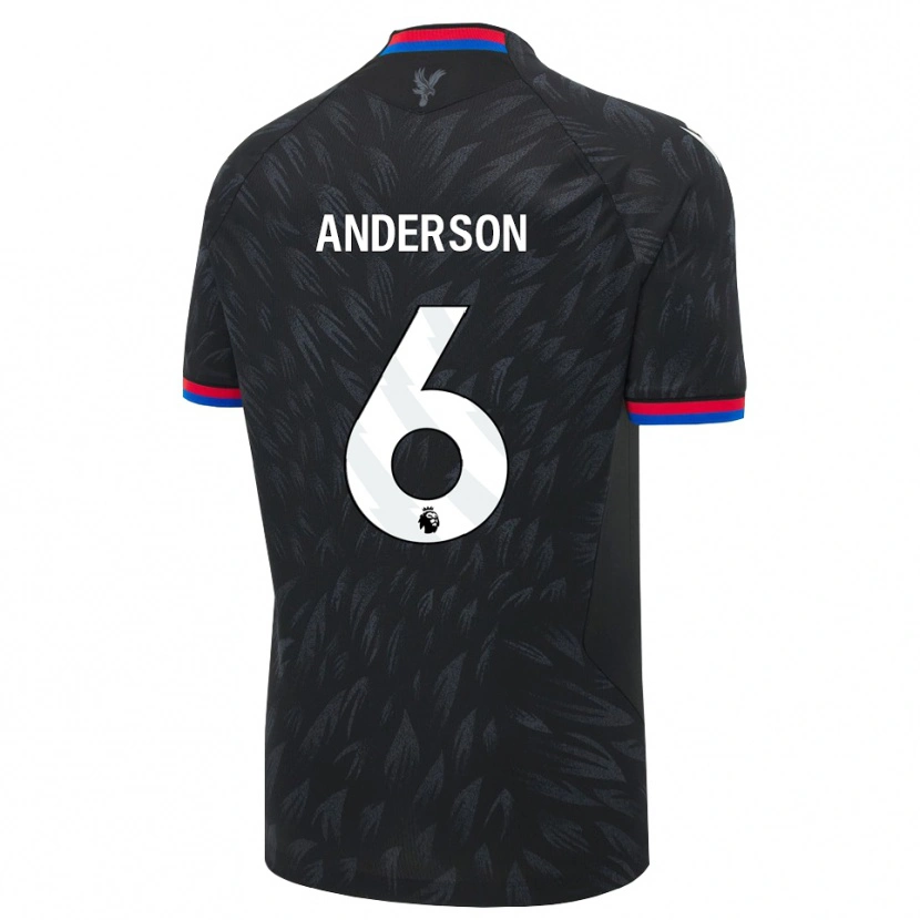Danxen Mujer Camiseta Raihaan Anderson #6 Negro Azul Rojo 2ª Equipación 2026/27 La Camisa