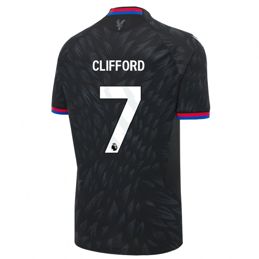 Danxen Mujer Camiseta Charley Clifford #7 Negro Azul Rojo 2ª Equipación 2026/27 La Camisa