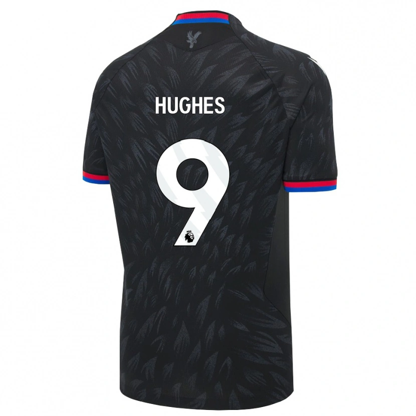 Danxen Mujer Camiseta Elise Hughes #9 Negro Azul Rojo 2ª Equipación 2026/27 La Camisa