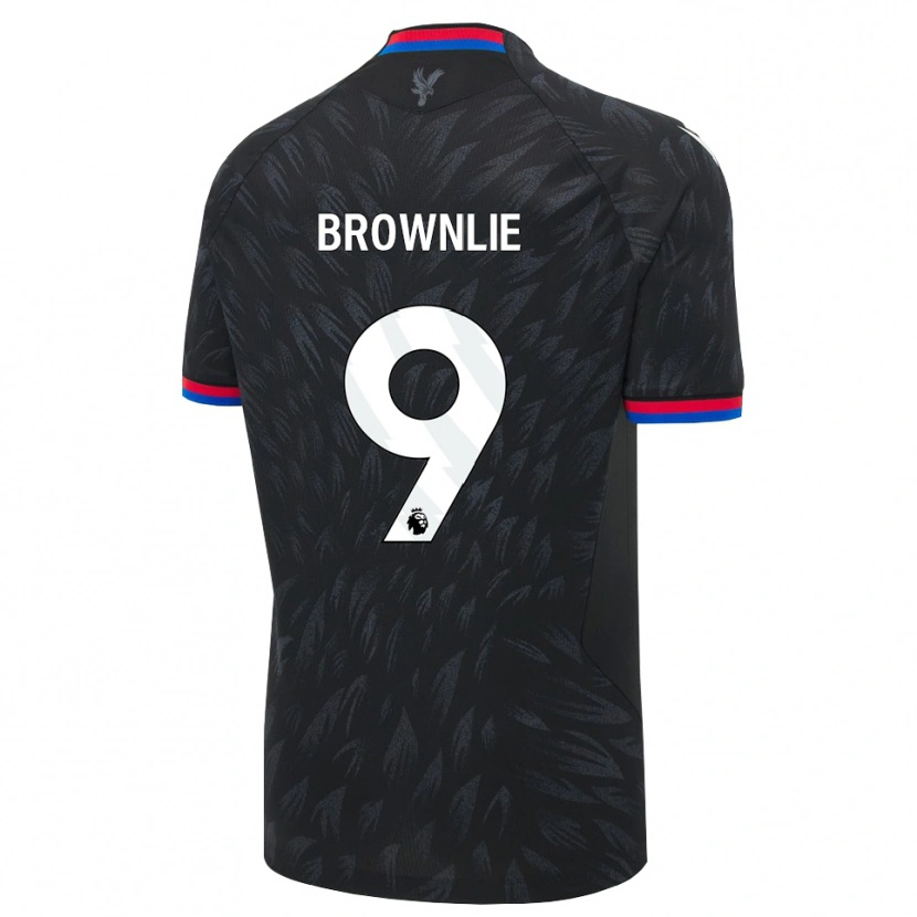 Danxen Mujer Camiseta Rylan Brownlie #9 Negro Azul Rojo 2ª Equipación 2026/27 La Camisa
